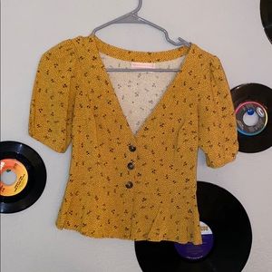 Yellow urban top